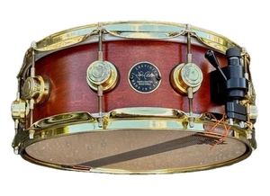 DW CRAVIOTTO HAND-CRAFTED Snare Drum 14X5.5-inch Solid Maple Shell premium price - Picture 1 of 15