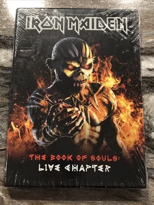 Iron Maiden Book Of Souls Live Chapter 2017 CD Box Set Book New Sealed - Picture 1 of 7
