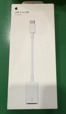 Apple USB-C to USB Adapter Original MJ1M2AM/A White OEM A1632 - Image 1 of 2