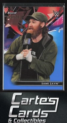 Sami Zayn 2021 Topps Finest WWE #68 Blue Refractors 40/150 - Image 1 of 2