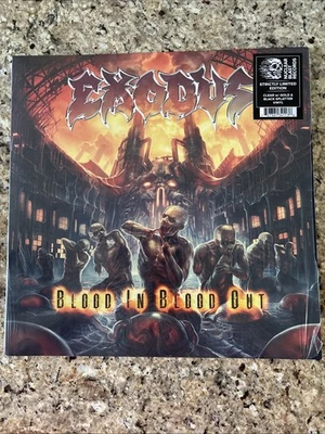 Blood in Blood Out (10th Anniversary) Clear Gold Black Splatter by Exodus...2 LP - Image 1 of 4