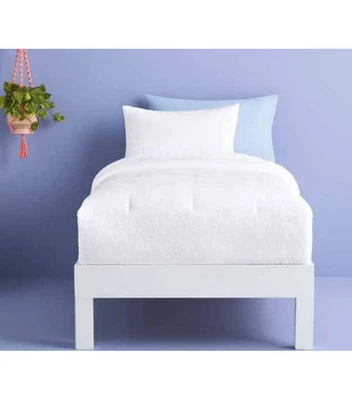 5pc Twin Comforter and Sheet Set Ivory - Room Essentials