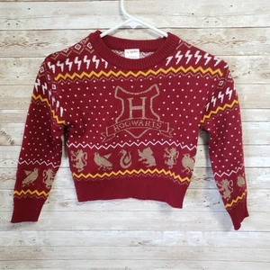 Wizarding World Harry Potter Boys Hogwarts Knit Sweater Size S (6-6x) - Picture 1 of 3