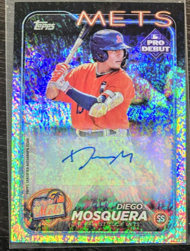 Diego Mosquera 2024 Topps Pro Debut Sparkle Foil Auto /199 #PD-72 - Image 1 of 2