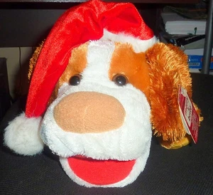 Dan Dee Collector's Choice Christmas Dog Singing Hand Puppet - Picture 1 of 5
