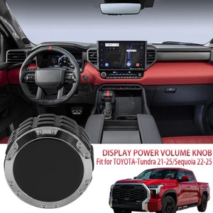 Display Power Volume Radio Knob For Toyota Tundra Tacoma Sequoia 861280 C050 - Picture 1 of 11
