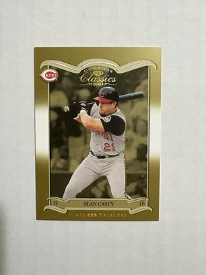 Donruss Classics 2003 - Sean Casey #46 Timeless Tributes/100 Foto 1 de 2
