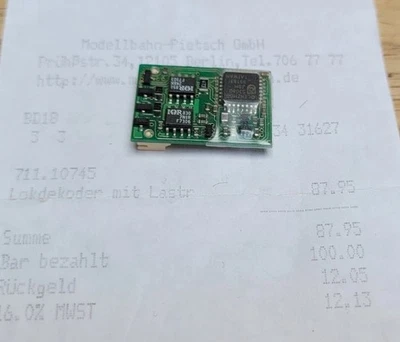 Lenz Decoder mit Lastregelung Liliput H0 1/87 Digital Mak Diesellok L112441 usw. - Bild 1 von 4