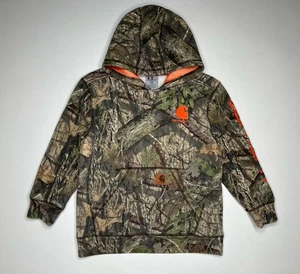 Carhartt x Mossy Oak Camo Pullover Hoodie Sweatshirt Youth Small 8-10 - Picture 1 of 6