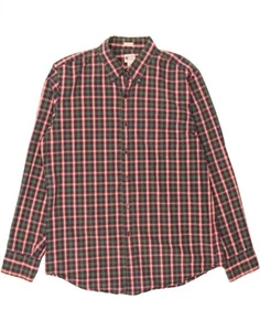 J. CREW Mens Shirt XL Green Check Cotton BC05 - Picture 1 of 3