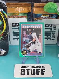 2025 Panini USA Baseball Stars & Stripes Green Foil Trent Grindlinger #40 - Picture 1 of 2