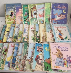 VTG Little Golden Books Sold Separately Walt Disney Sesame Street Classic Muppet - Picture 1 of 30