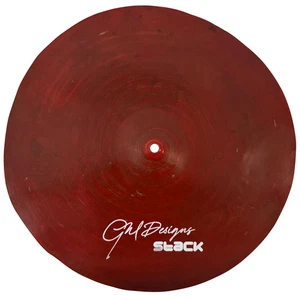 15" GM Designs RED Crunch/Clap Stack Single – Dirty, Cutting & Textured! - Picture 1 of 6