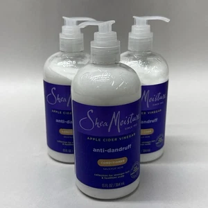 3 Stück! SheaMoisture Apfelessig Anti-Schuppen Conditioner Shea Feuchtigkeit - Bild 1 von 4
