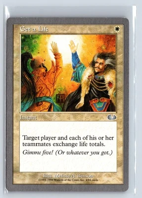 GET A LIFE – MTG Magic the Gathering Card – Unglued – Uncommon - Image 1 of 4