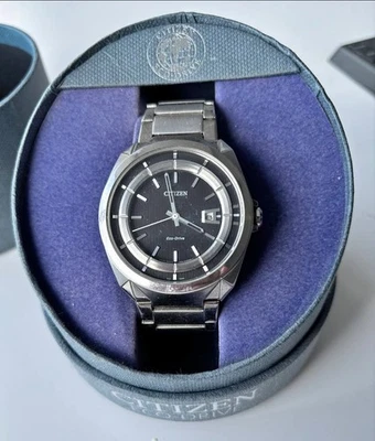 Citizen Eco Drive Men's Solar Stainless Steel Watch - Image 1 of 2