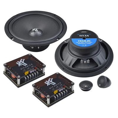 HIFONICS 20cm Front Auto Lautsprecher Kompo für AUDI A4 B8 (8K) 2007-2015 - Bild 1 von 4