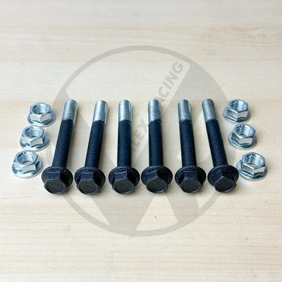 Kit de parafusos de hardware Honda Civic 92-00 preto enrugado braço de controle inferior traseiro LCA - Imagem 1 de 4