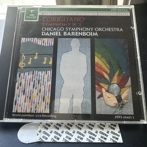 Corigliano Symphony No. 1 CD Chicago Symphony Orchestra Daniel Barenboim Classic - Picture 1 of 3