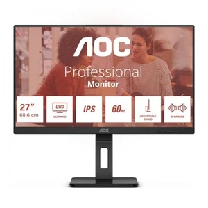 MONITOR 27VA UHD 4K DP MM HDMI PIVOT AOC U27E3UF USB REG ALTEZZA - Foto 1 di 4