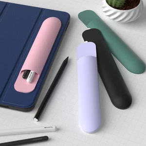 For iPad Samsung Xiaomi Huawei Tablet Silicone Pencil Case Stylus Pen Holder Bag - Picture 1 of 13