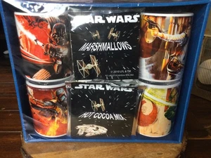 Star Wars Mug Gift Set Luke Skywalker, Darth Vader, Han Solo, Boba Fett NEW - Picture 1 of 2
