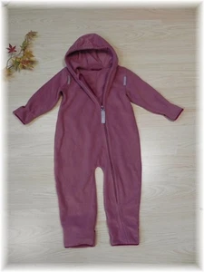 Hoppediz * kuscheliger Mädchen Fleece Overal Hausanzug Himbeere * Gr 80 / 86 - Bild 1 von 10
