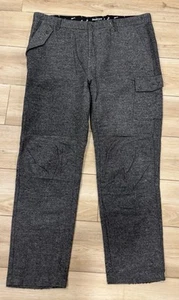 Betabrand Tweed Cargo Pants Men's 40/32 Grayish Brown Casual Outdoor - Picture 1 of 7