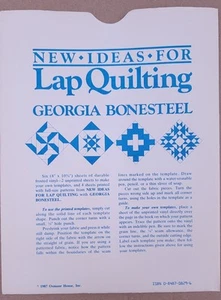 New Ideas For Lap Quilting Bonesteel - Oxmoor House, 4 Templates, 2 Blanks, New - Picture 1 of 2