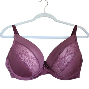 adore me padded underwire lace purple size 36ddd - Picture 1 of 4
