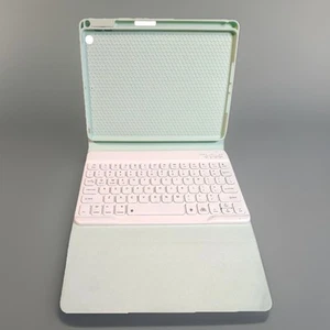 For iPad 7/8/9th 10.2" Air3 Pro 10.5" Detachable Keyboard Smart Case Pen Holder - Picture 1 of 7