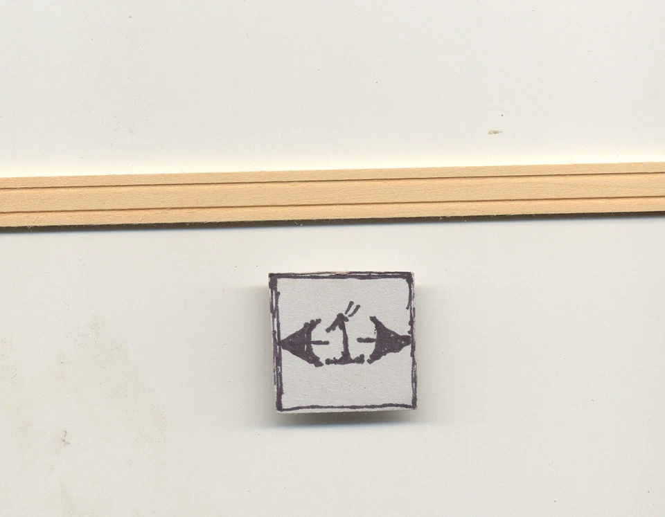 HALF SCALE 1/24 WINDOW & DOOR CASING  Dollhouse wood molding trim H7041 6pc/pk - Image 1 of 1