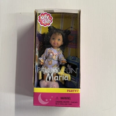Barbie Kelly Club Pajama Fun Maria Doll Mattel 2001 #52753 NRFB - Image 1 of 2
