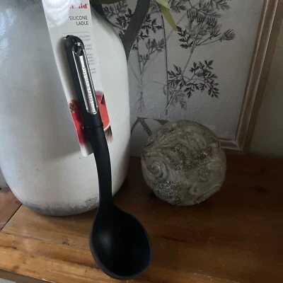 KitchenAid Classic Soup Ladle, One Size, Black  (ladle) - Image 1 of 2