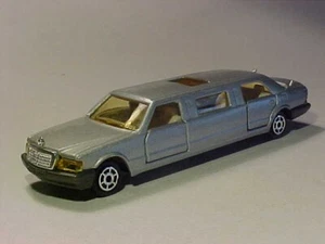 5" 1988 Mercedes 300E Strech Limo Majorette 326 1/58 Diecast MINT* 1/64 Range - Bild 1 von 9
