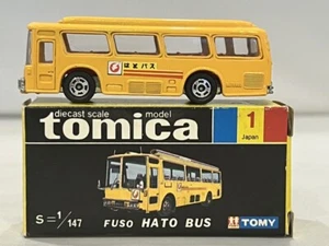 Tomica Tomy Fuso Hato Bus #1 Mint In Original Factory Box Us Seller  - Picture 1 of 6