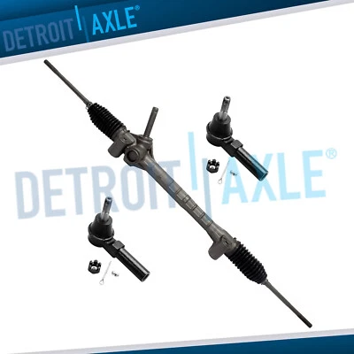 3pc Steering Rack and Pinion Outer Tie Rod Ends for Chevy Cobalt HHR G5 lon - Image 1 of 4