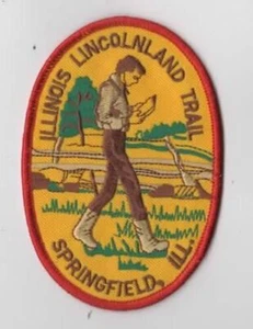 Illinois Lincolnland Trail Springfield, Ill. RED Bdr. [YA209] - Picture 1 of 1