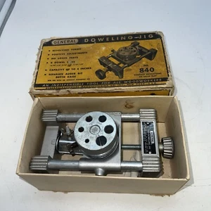 Vintage general No 840 dowelling jig & depth gauge  in original box Made USA - Picture 1 of 11