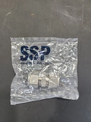 SSP DUOLOK ISSD10U 5/8 X 5/8" Stainless Steel Union Tube Compression Fitting - Image 1 of 2