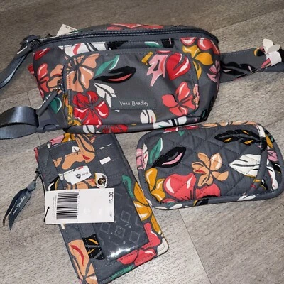 VERA BRADLEY Aligerar Cinturón Bolso Conjunto Riñonera Cartera Pack - Nuevo Foto 1 de 4