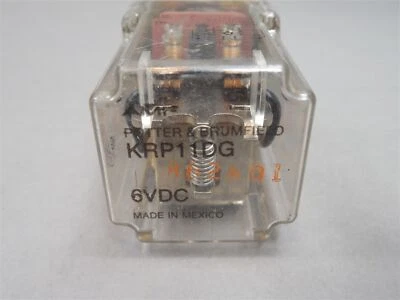 Lot of 5 AMF Potter & Brumfield KRP11DG Relays  6 VDC Relay NEW - Image 1 of 4
