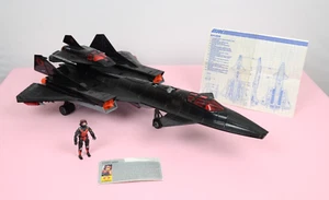 Vintage GI Joe ARAH Cobra Night Raven w/ Strato Viper S3P Hasbro 1986 Complete - Picture 1 of 24