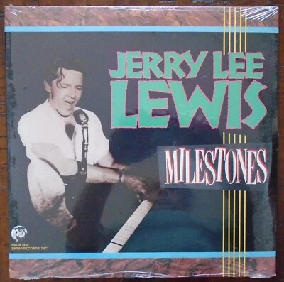 JERRY LEE LEWIS, Milestones [Rhino] USA New Old Stock Sealed 2LP - Image 1 of 2