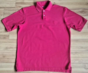 Camisa Polo Eddie Bauer Para Hombre Manga Corta Roja Mediana Exterior Camping Senderismo - Imagen 1 de 6