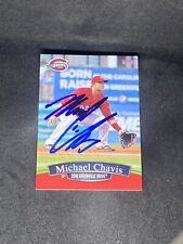 Michael Chavis 2016 Choice Greenville Drive #16 Auto Autographed Signed Card