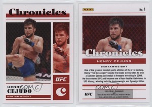 2023 Panini Chronicles UFC Red /199 Henry Cejudo #1