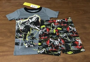 NEW Boys Children's Place Summer Dinosaur Print Pajamas Sizes 5, 6, 7, 8 & 10 - Picture 1 of 3