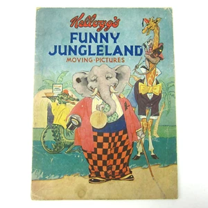 Kelloggs lustiges Jungleland bewegtes Bilderbuch Müsli Vernon Grant Vintage 1932 - Bild 1 von 12