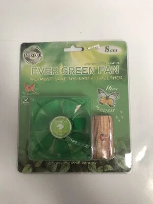 Evercool 8cm Ever Green Fan EGF-8 Lets Save The Planet Together - Image 1 of 2